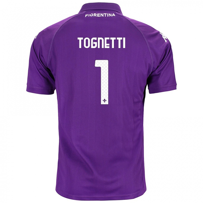 Lapset Laerte Tognetti #1 Violetti Kotipaita 2024/25 Lyhythihainen Paita T-Paita