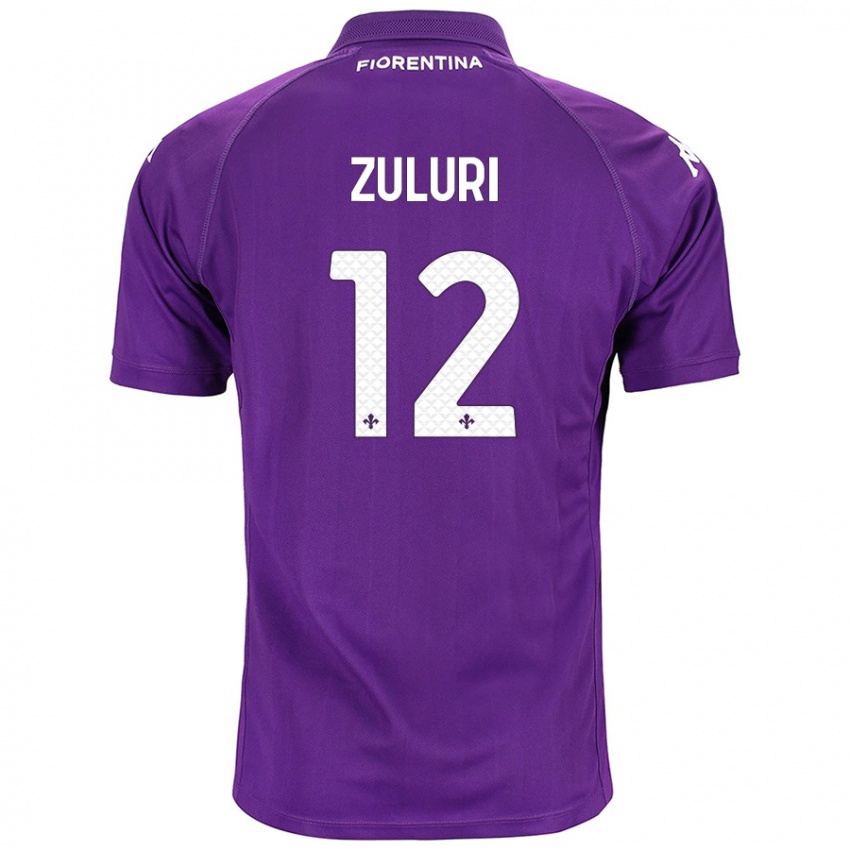 Lapset Athena Zuluri #12 Violetti Kotipaita 2024/25 Lyhythihainen Paita T-Paita