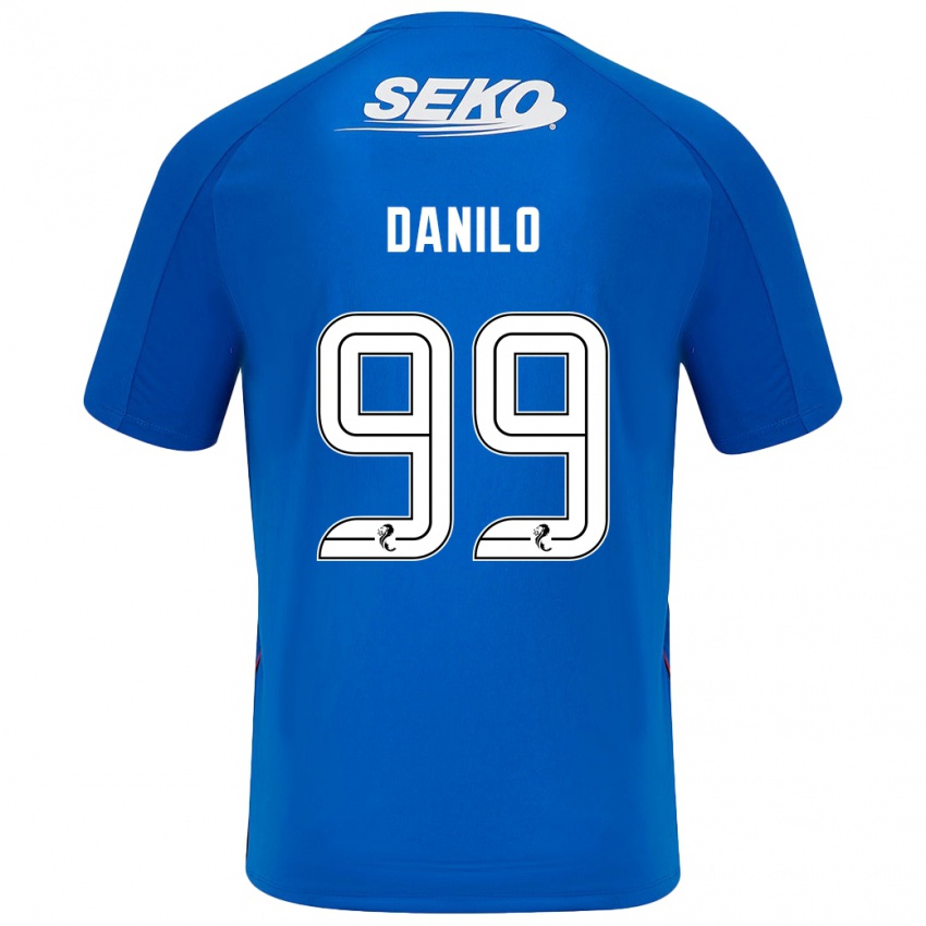 Lapset Danilo #99 Tummansininen Kotipaita 2024/25 Lyhythihainen Paita T-Paita