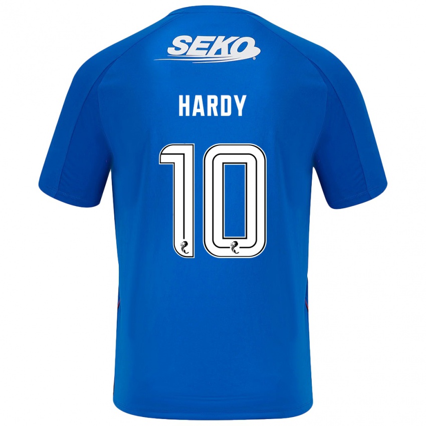 Lapset Rio Hardy #10 Tummansininen Kotipaita 2024/25 Lyhythihainen Paita T-Paita