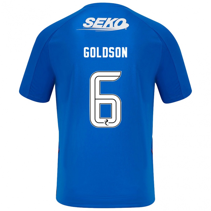 Lapset Connor Goldson #6 Tummansininen Kotipaita 2024/25 Lyhythihainen Paita T-Paita