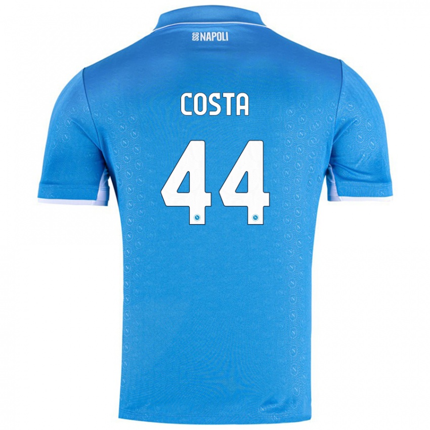 Lapset Filippo Costa #44 Taivaansininen Kotipaita 2024/25 Lyhythihainen Paita T-Paita