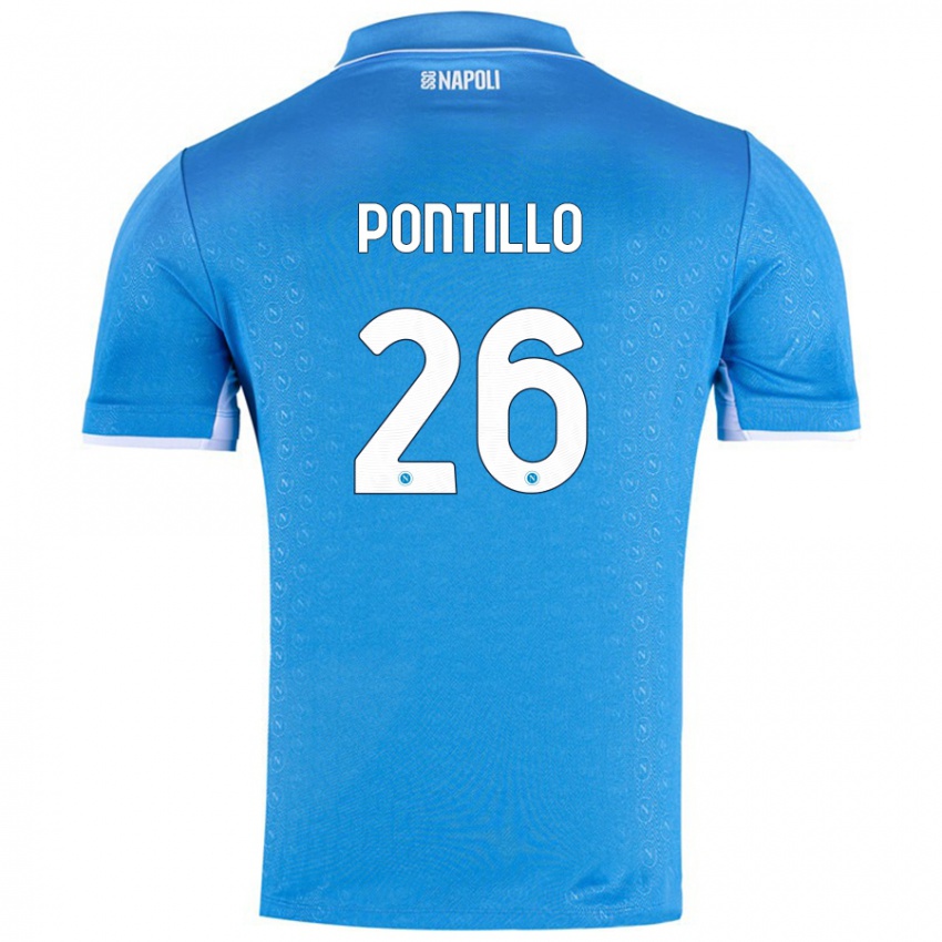 Lapset Pasquale Pontillo #26 Taivaansininen Kotipaita 2024/25 Lyhythihainen Paita T-Paita