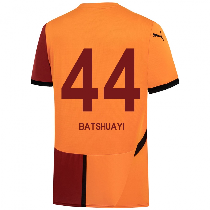 Lapset Michy Batshuayi #44 Keltainen Punainen Kotipaita 2024/25 Lyhythihainen Paita T-Paita