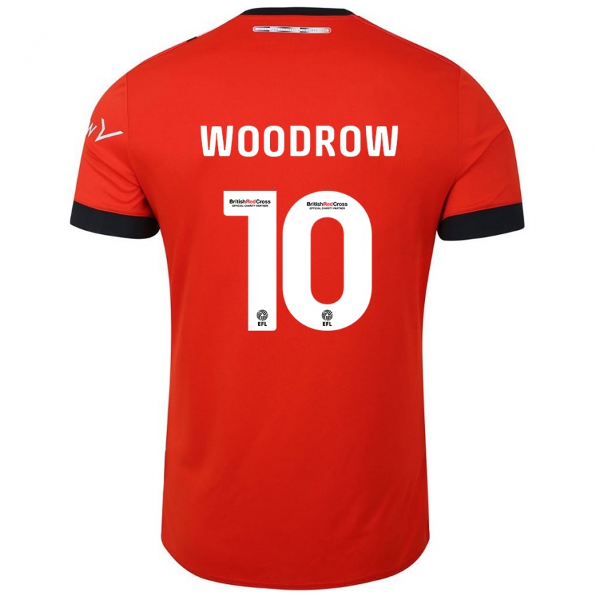 Lapset Cauley Woodrow #10 Oranssi Musta Kotipaita 2024/25 Lyhythihainen Paita T-Paita