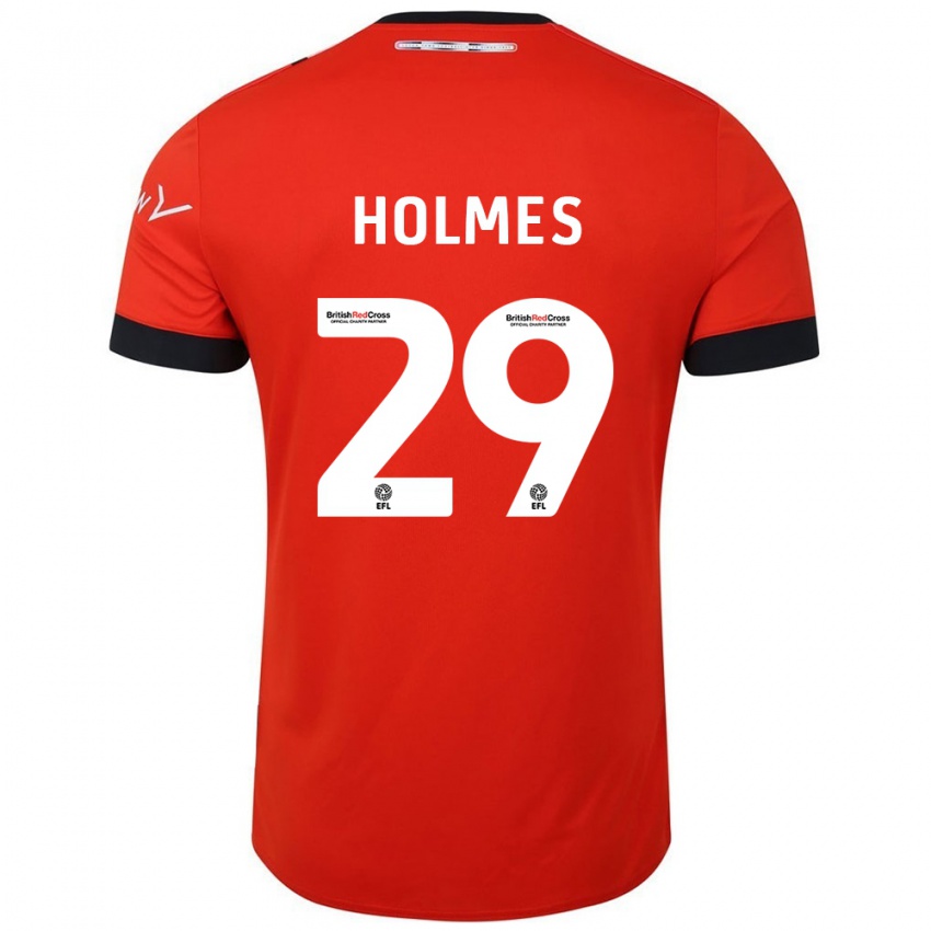 Lapset Tom Holmes #29 Oranssi Musta Kotipaita 2024/25 Lyhythihainen Paita T-Paita