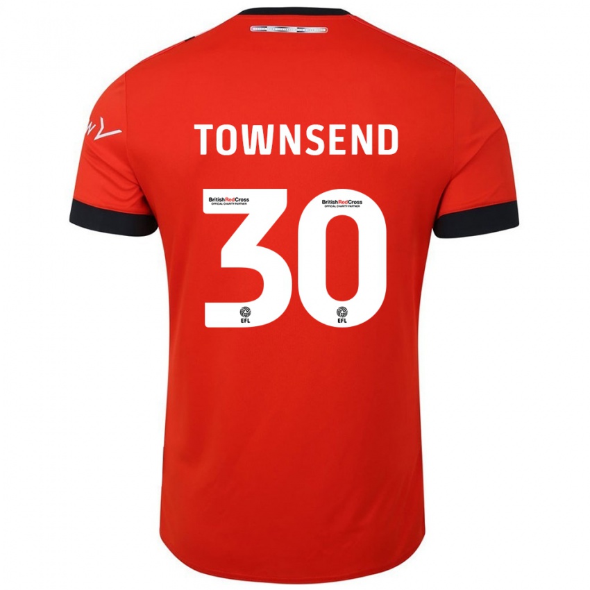 Lapset Andros Townsend #30 Oranssi Musta Kotipaita 2024/25 Lyhythihainen Paita T-Paita