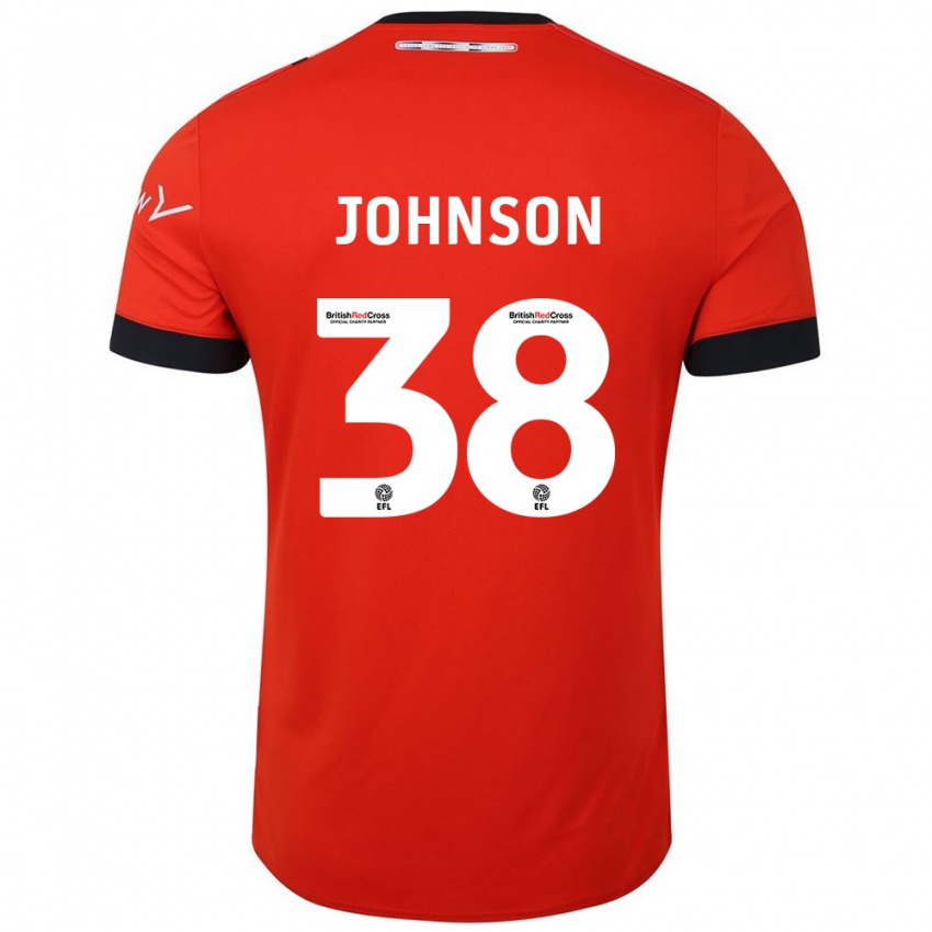 Lapset Joe Johnson #38 Oranssi Musta Kotipaita 2024/25 Lyhythihainen Paita T-Paita