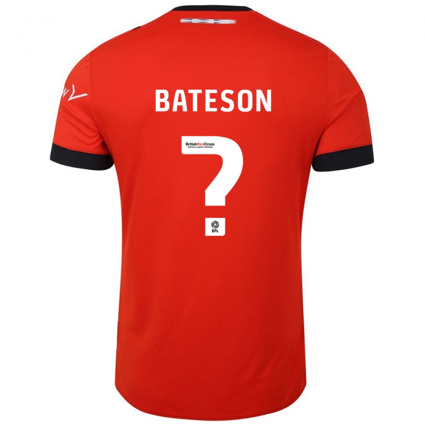 Lapset Jack Bateson #0 Oranssi Musta Kotipaita 2024/25 Lyhythihainen Paita T-Paita