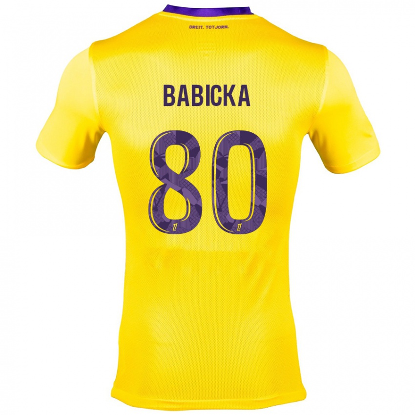 Lapset Shavy Babicka #80 Keltainen Violetti Vieraspaita 2024/25 Lyhythihainen Paita T-Paita