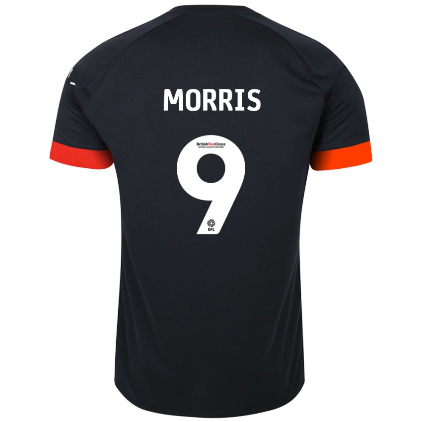 Lapset Carlton Morris #9 Musta Oranssi Vieraspaita 2024/25 Lyhythihainen Paita T-Paita