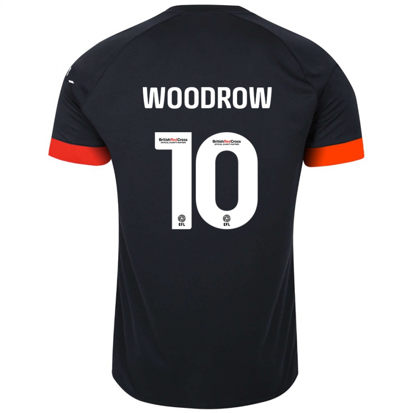 Lapset Cauley Woodrow #10 Musta Oranssi Vieraspaita 2024/25 Lyhythihainen Paita T-Paita