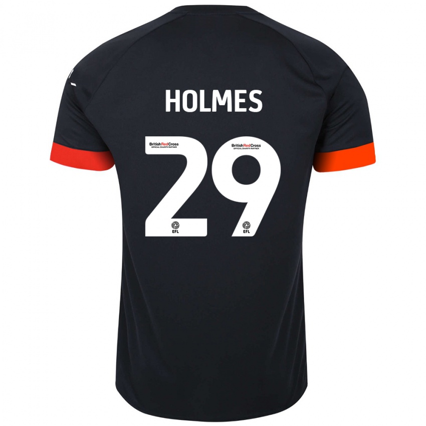 Lapset Tom Holmes #29 Musta Oranssi Vieraspaita 2024/25 Lyhythihainen Paita T-Paita