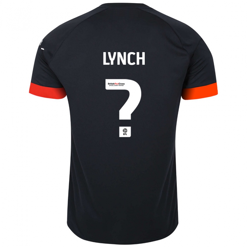 Lapset Oliver Lynch #0 Musta Oranssi Vieraspaita 2024/25 Lyhythihainen Paita T-Paita