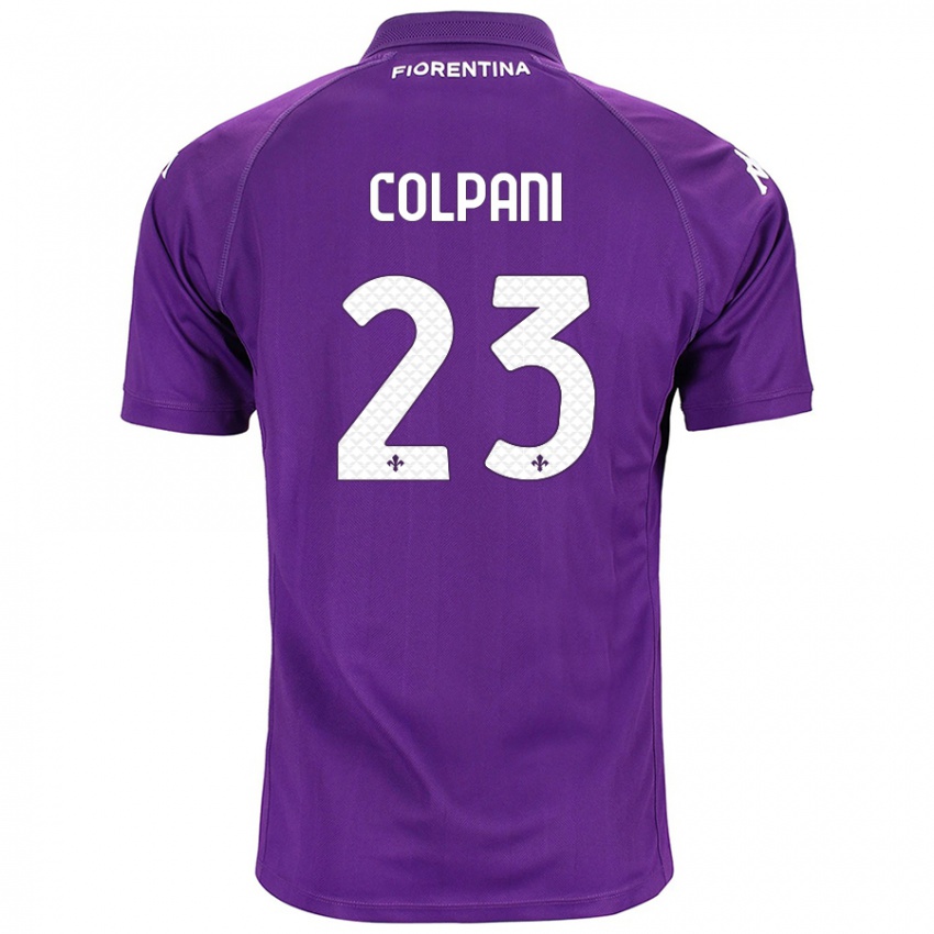 Miesten Andrea Colpani #23 Violetti Kotipaita 2024/25 Lyhythihainen Paita T-Paita