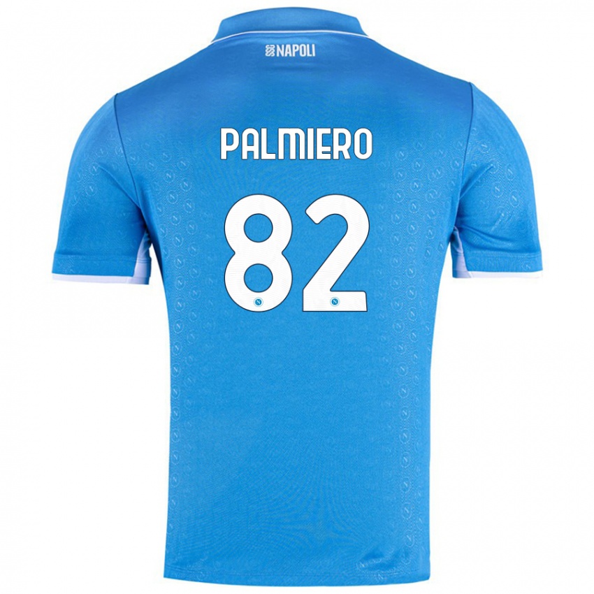 Miesten Luca Palmiero #82 Taivaansininen Kotipaita 2024/25 Lyhythihainen Paita T-Paita