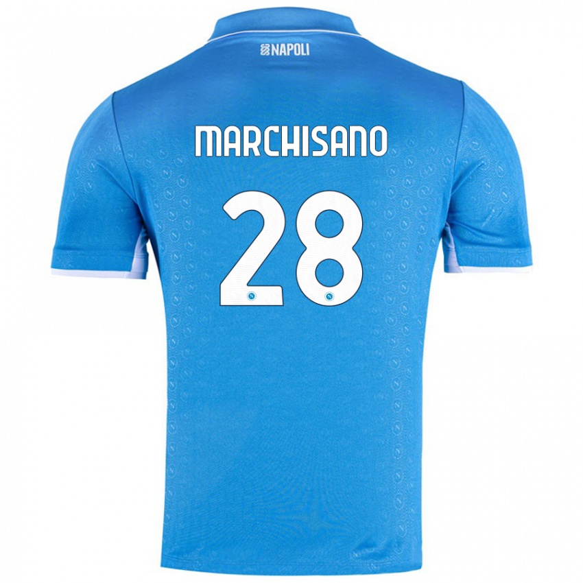 Miesten Matteo Marchisano #28 Taivaansininen Kotipaita 2024/25 Lyhythihainen Paita T-Paita