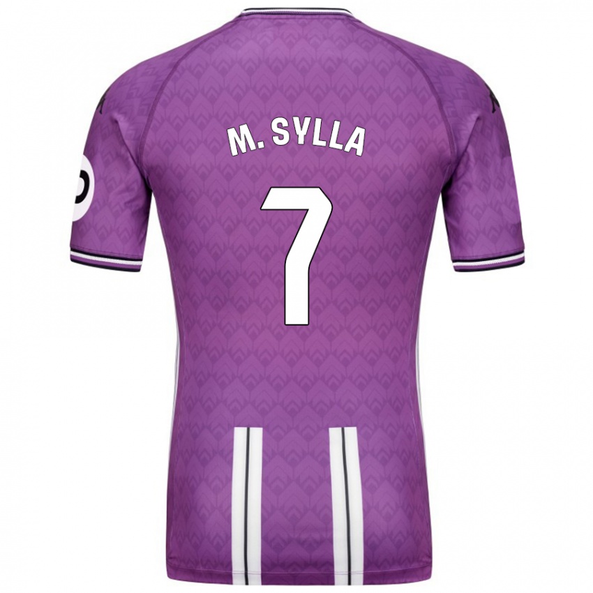 Miesten Mamadou Sylla #7 Violetti Valkoinen Kotipaita 2024/25 Lyhythihainen Paita T-Paita