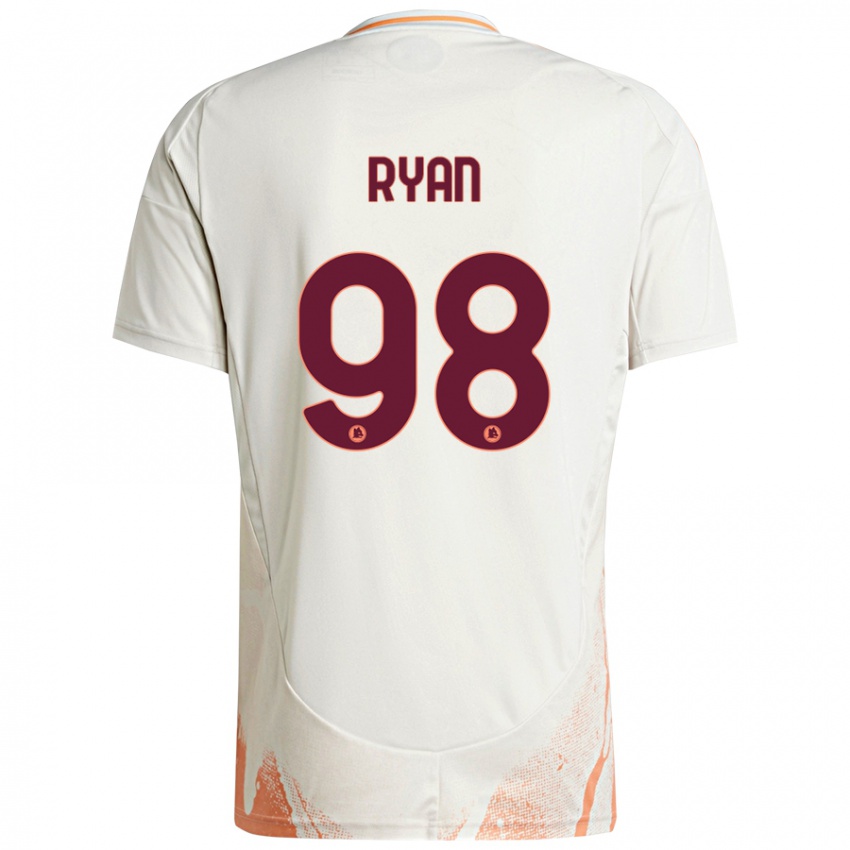 Miesten Mathew Ryan #98 Kermanvalkoinen Oranssi Vieraspaita 2024/25 Lyhythihainen Paita T-Paita