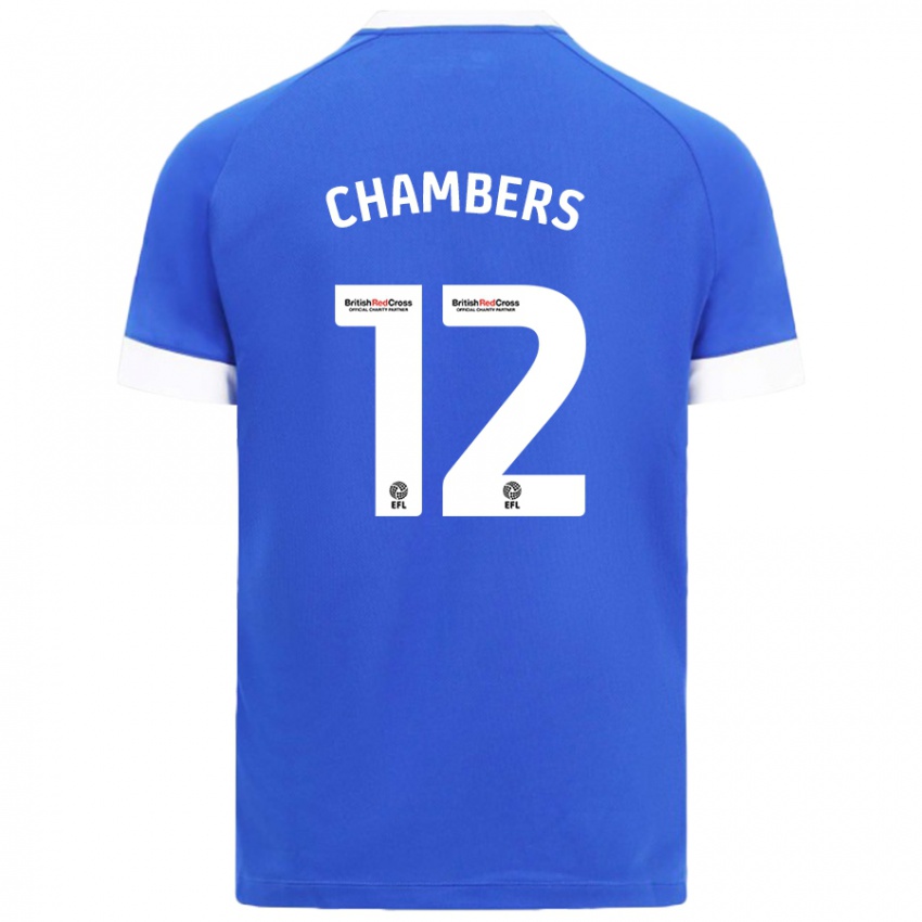 Lapset Calum Chambers #12 Taivaansininen Kotipaita 2024/25 Lyhythihainen Paita T-Paita