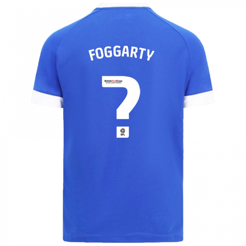 Lapset Corey Foggarty #0 Taivaansininen Kotipaita 2024/25 Lyhythihainen Paita T-Paita