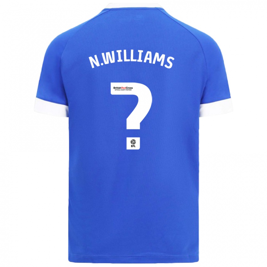 Lapset Noah Williams #0 Taivaansininen Kotipaita 2024/25 Lyhythihainen Paita T-Paita