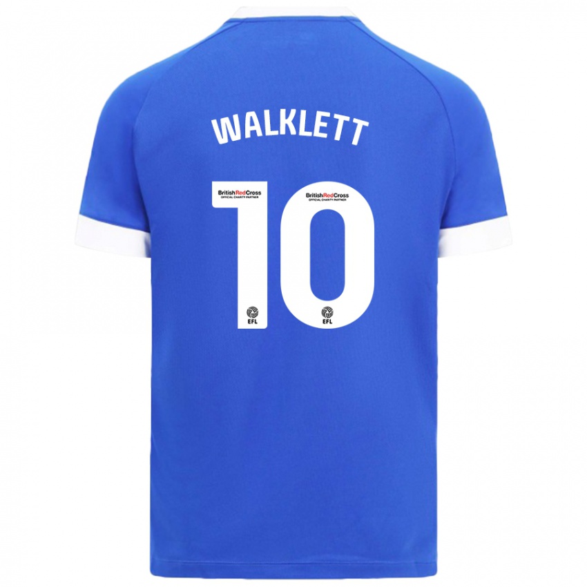 Lapset Kerry Walklett #10 Taivaansininen Kotipaita 2024/25 Lyhythihainen Paita T-Paita