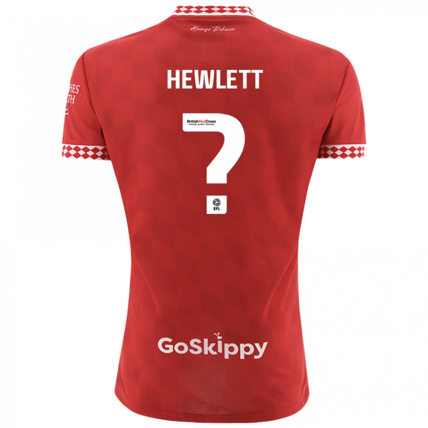 Lapset Callum Hewlett #0 Punainen Kotipaita 2024/25 Lyhythihainen Paita T-Paita