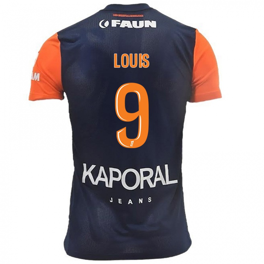 Lapset Kethna Louis #9 Tummansininen Oranssi Kotipaita 2024/25 Lyhythihainen Paita T-Paita