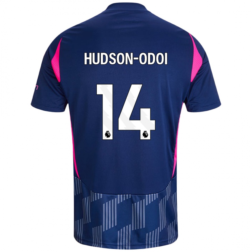 Lapset Callum Hudson-Odoi #14 Kuninkaallinen Pinkki Vieraspaita 2024/25 Lyhythihainen Paita T-Paita