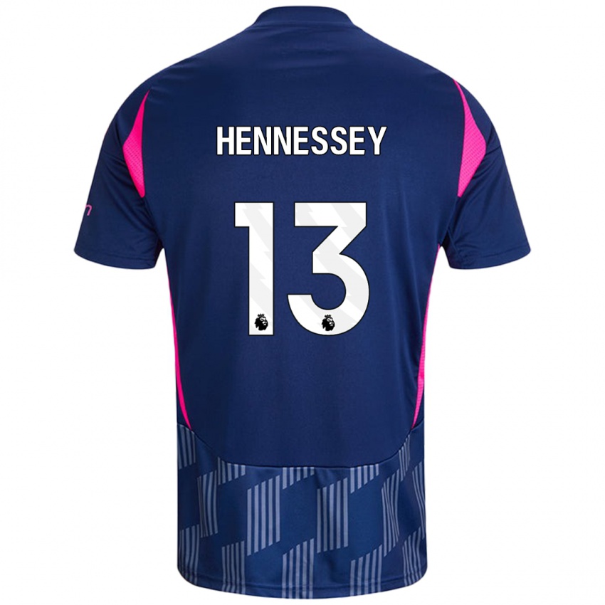 Lapset Wayne Hennessey #13 Kuninkaallinen Pinkki Vieraspaita 2024/25 Lyhythihainen Paita T-Paita