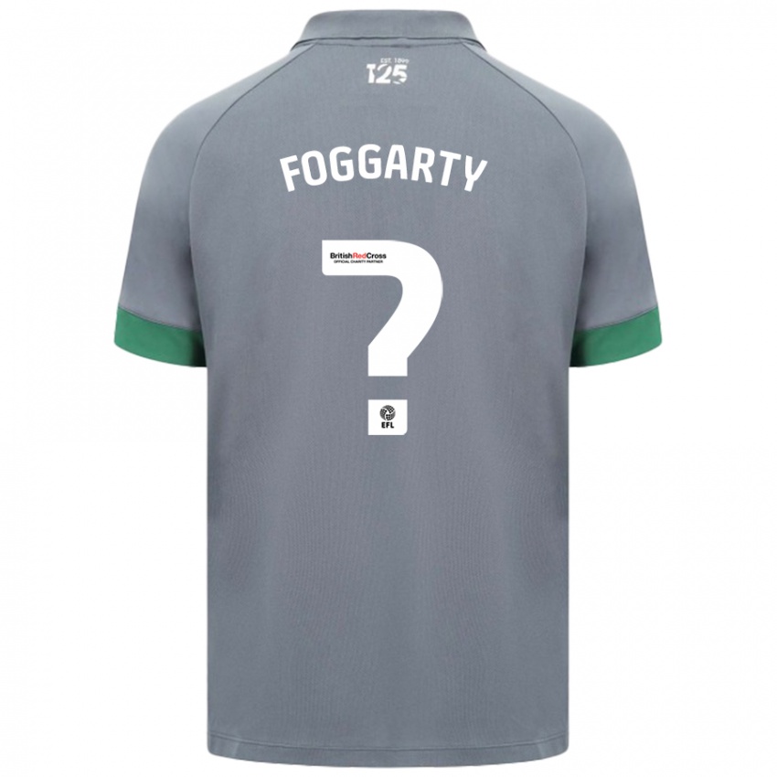 Lapset Corey Foggarty #0 Tummanharmaa Vieraspaita 2024/25 Lyhythihainen Paita T-Paita