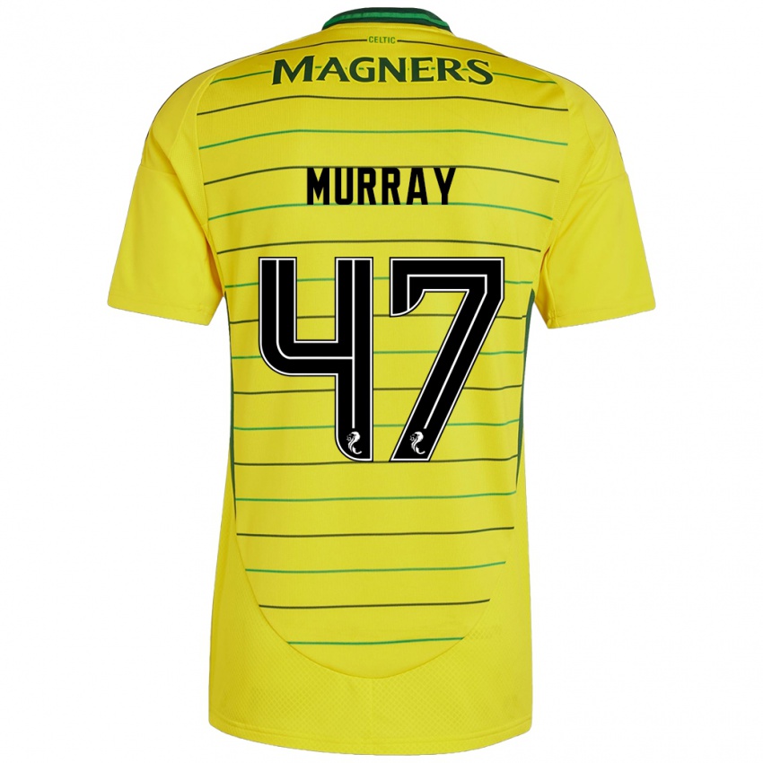 Lapset Dane Murray #47 Keltainen Vieraspaita 2024/25 Lyhythihainen Paita T-Paita