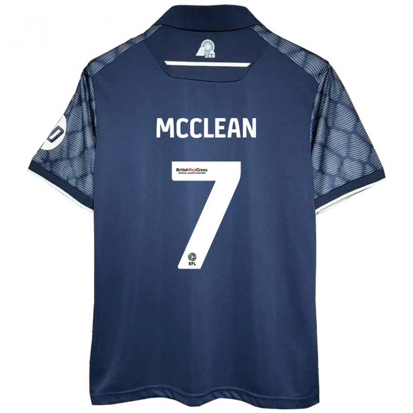 Lapset James Mcclean #7 Musta Vieraspaita 2024/25 Lyhythihainen Paita T-Paita