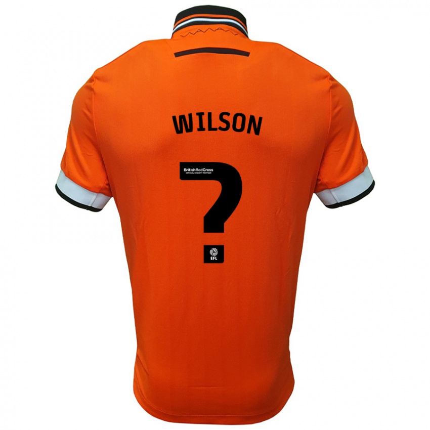 Lapset Ryan Wilson #0 Oranssi Valkoinen Vieraspaita 2024/25 Lyhythihainen Paita T-Paita