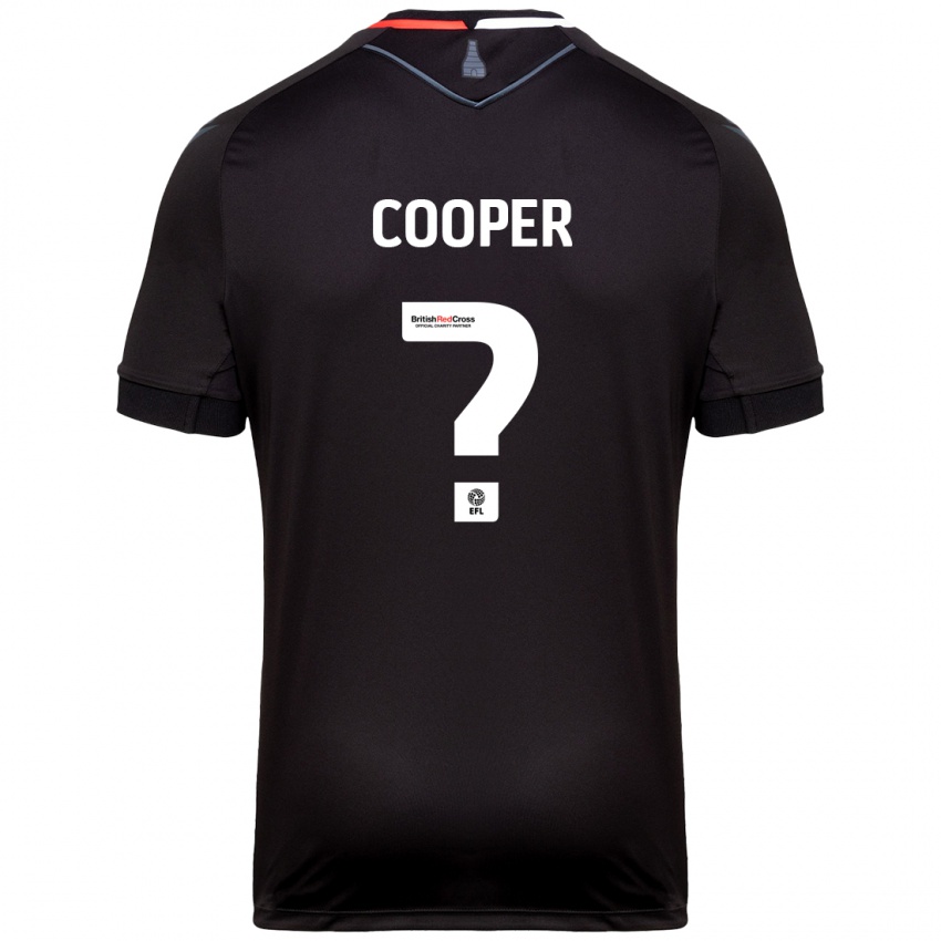 Lapset Noah Cooper #0 Musta Vieraspaita 2024/25 Lyhythihainen Paita T-Paita