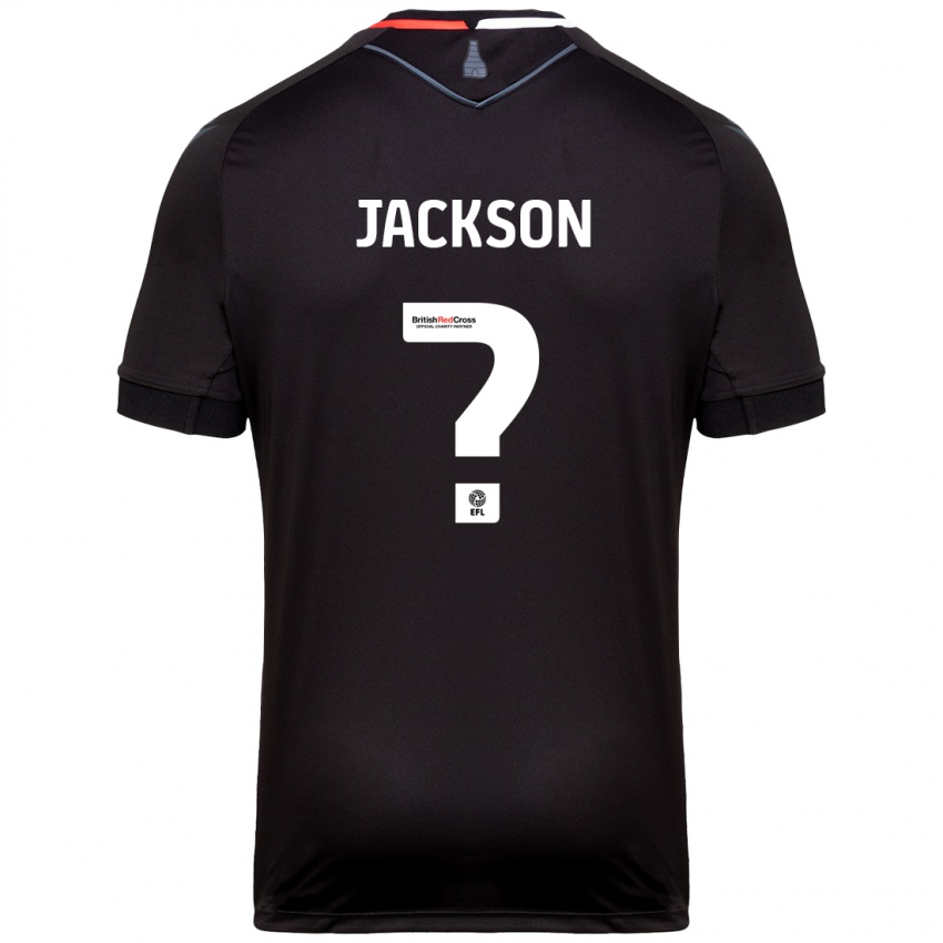 Lapset Jackson Kelly #0 Musta Vieraspaita 2024/25 Lyhythihainen Paita T-Paita