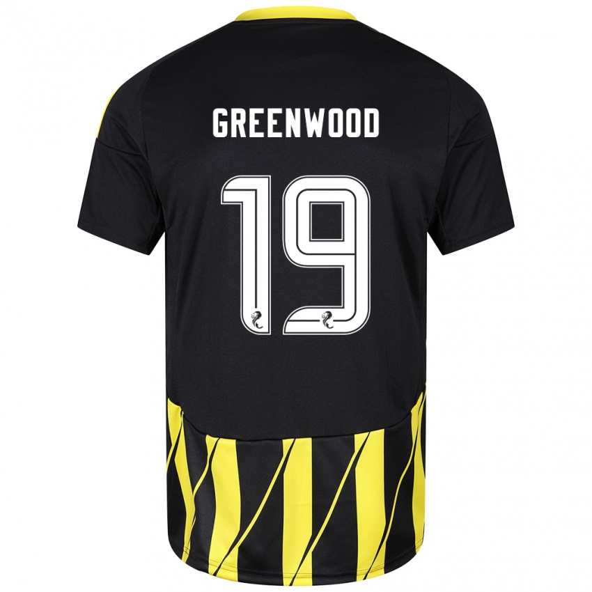 Lapset Brodie Greenwood #19 Musta Keltainen Vieraspaita 2024/25 Lyhythihainen Paita T-Paita