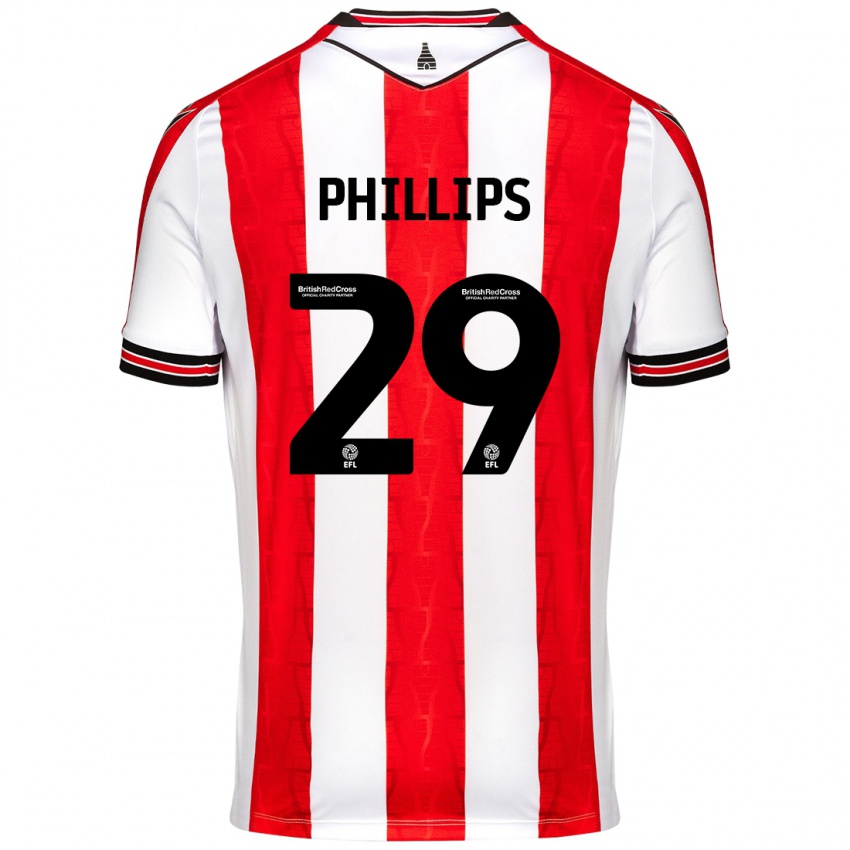 Miesten D'margio Wright-Phillips #29 Punainen Valkoinen Kotipaita 2024/25 Lyhythihainen Paita T-Paita