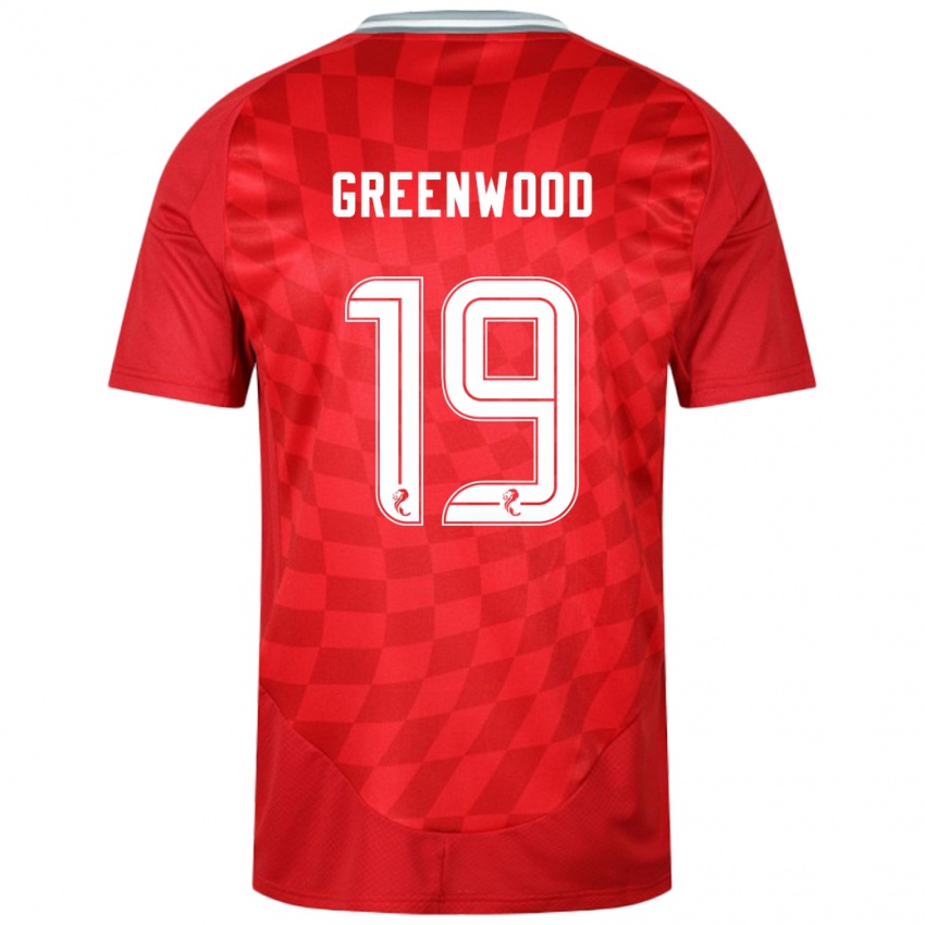 Miesten Brodie Greenwood #19 Punainen Kotipaita 2024/25 Lyhythihainen Paita T-Paita