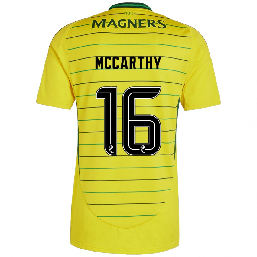 Miesten James Mccarthy #16 Keltainen Vieraspaita 2024/25 Lyhythihainen Paita T-Paita