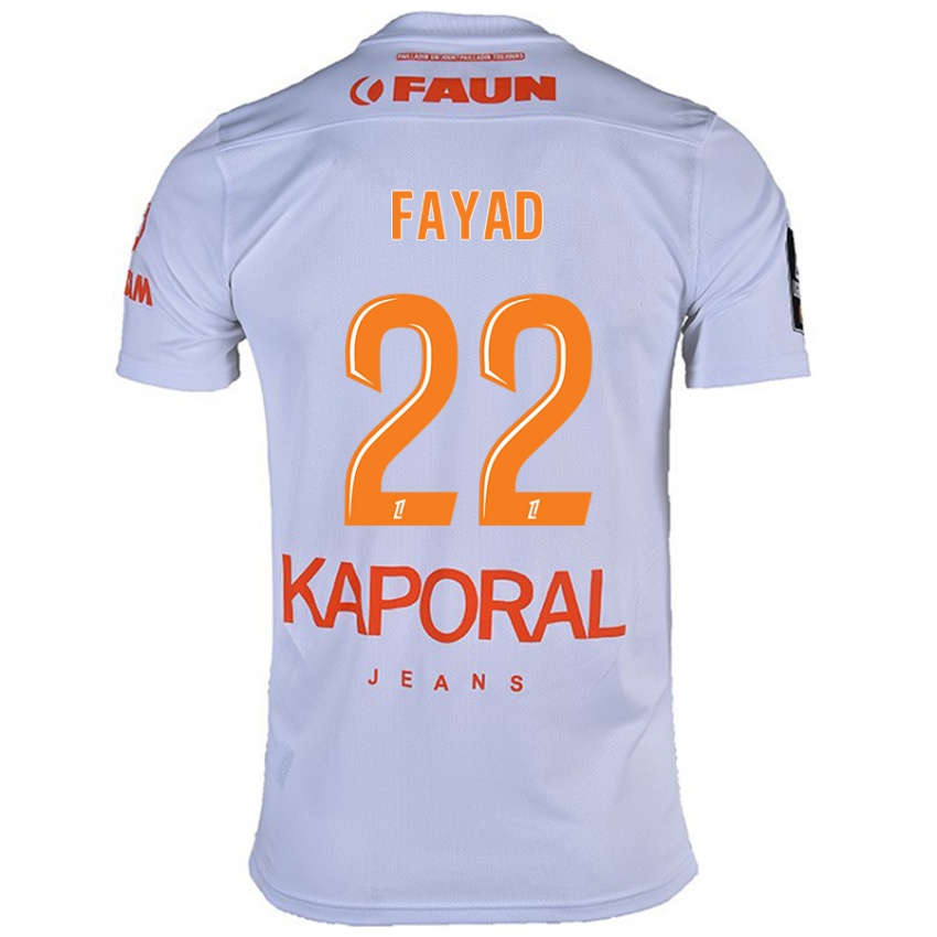 Miesten Khalil Fayad #22 Valkoinen Vieraspaita 2024/25 Lyhythihainen Paita T-Paita