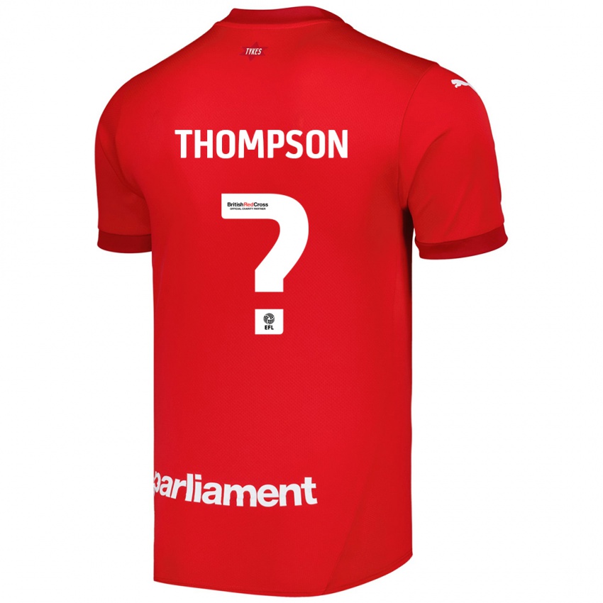 Lapset Will Thompson #0 Punainen Kotipaita 2024/25 Lyhythihainen Paita T-Paita