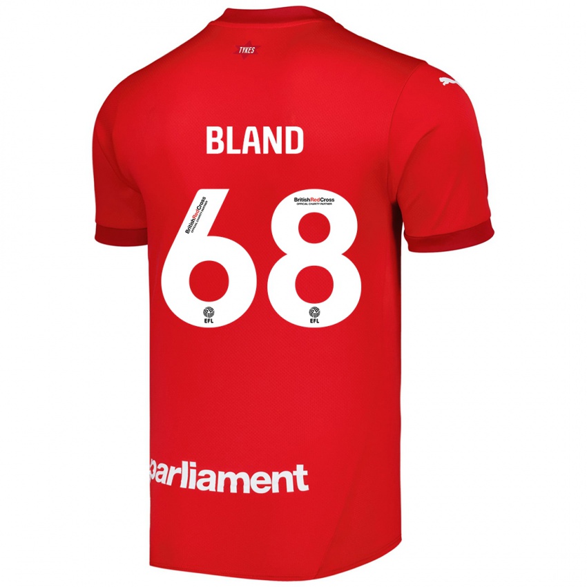 Lapset Jonathan Bland #68 Punainen Kotipaita 2024/25 Lyhythihainen Paita T-Paita