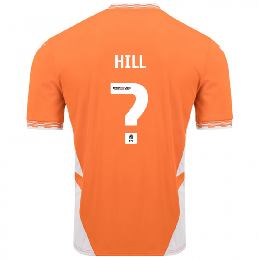 Lapset Tyler Hill #0 Oranssi Valkoinen Kotipaita 2024/25 Lyhythihainen Paita T-Paita