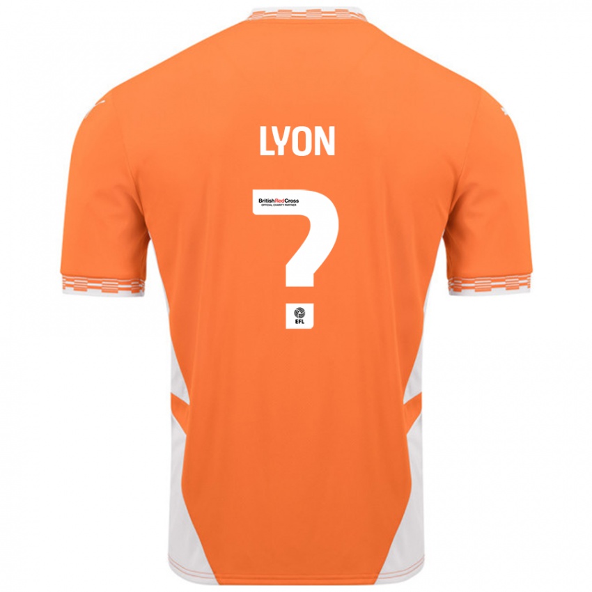 Lapset Moesha Lyon #0 Oranssi Valkoinen Kotipaita 2024/25 Lyhythihainen Paita T-Paita