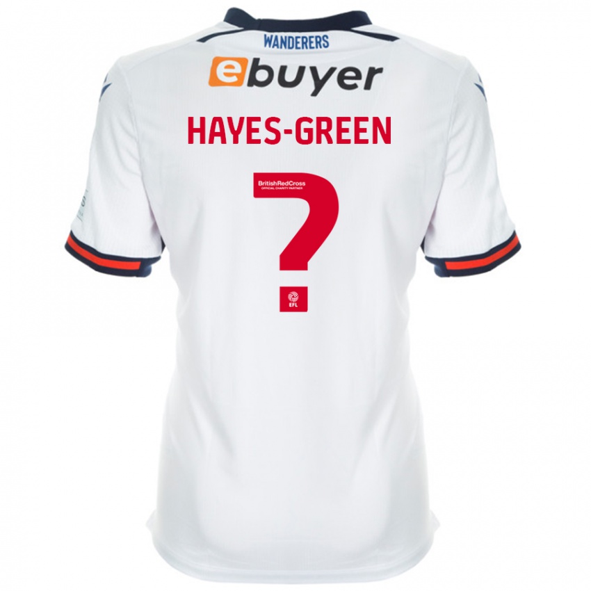 Lapset Charlie Hayes-Green #0 Valkoinen Kotipaita 2024/25 Lyhythihainen Paita T-Paita