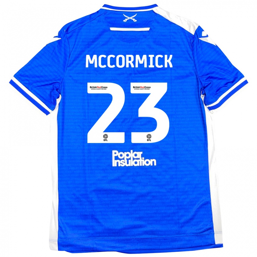 Lapset Luke Mccormick #23 Sininen Valkoinen Kotipaita 2024/25 Lyhythihainen Paita T-Paita