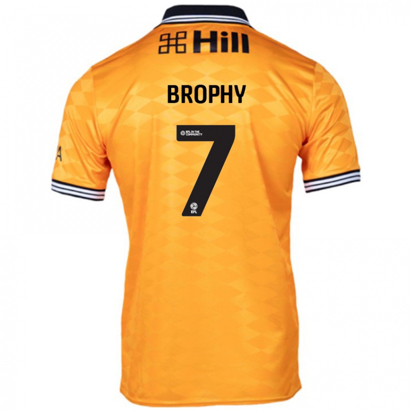 Lapset James Brophy #7 Oranssi Kotipaita 2024/25 Lyhythihainen Paita T-Paita