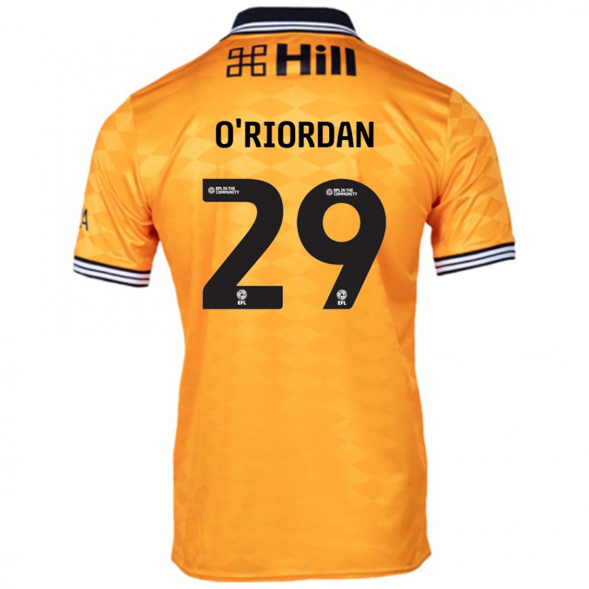 Lapset Connor O'riordan #29 Oranssi Kotipaita 2024/25 Lyhythihainen Paita T-Paita